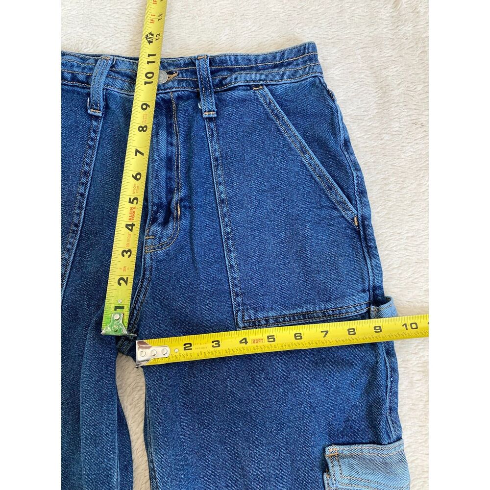 Hollister Ultra High Rise Dad Carpenter Jeans Medium Utility Skater 90s Style - Picture 8 of 11